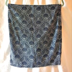 Art deco inspired black and sparkled mini skirt